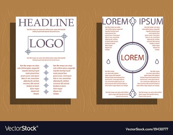 Set of layout background set for art template vector image