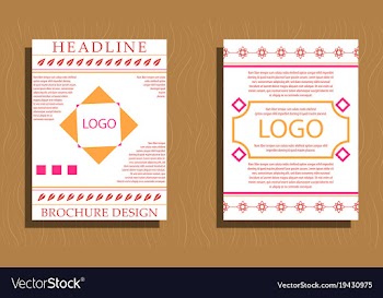 Set of layout background set for art template vector image