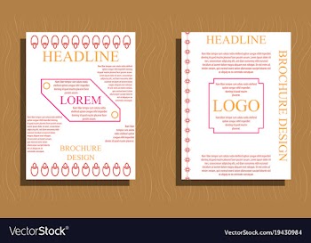 Set of layout background set for art template vector image