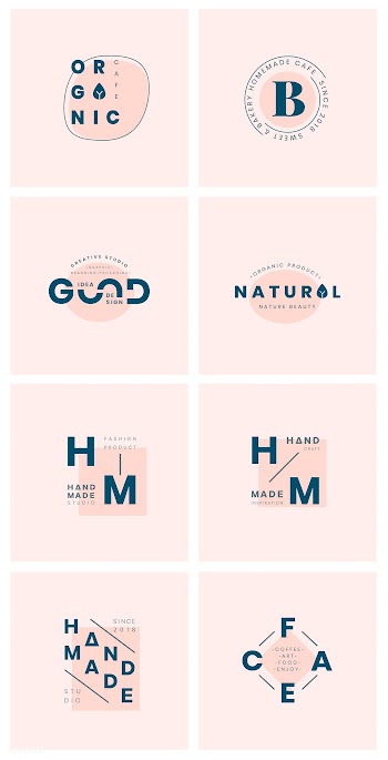 Set of logo badge design vectors | Free stock vector - 464147