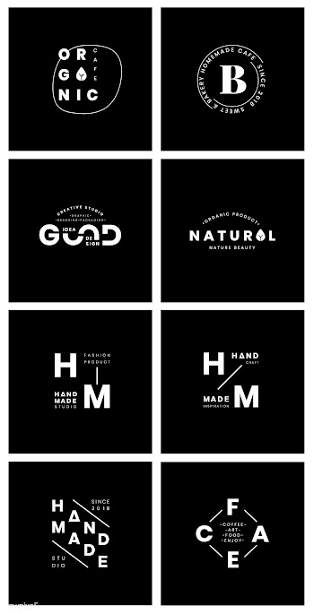 Set of logo badge design vectors | Free stock vector - 464177