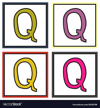 Set of logo quora website icon social media vector image