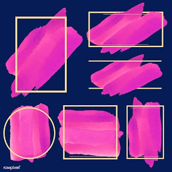 Set of magenta watercolor banner design vecto.. | Free stock vector - 512894