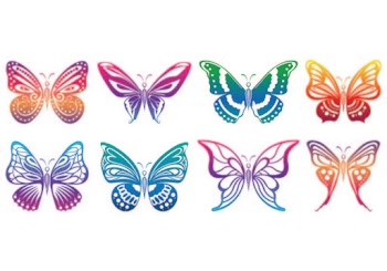 Set Of Mariposa Icons