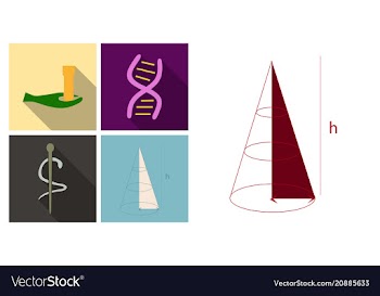 Set of medecine icons in flat style with shadow vector image