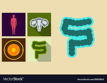 Set of medecine icons in flat style with shadow vector image