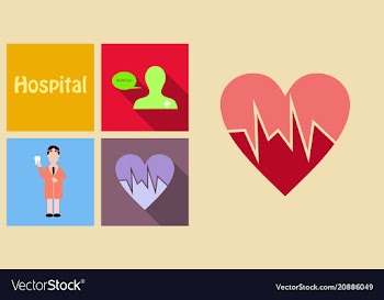 Set of medecine icons on sand background included vector image
