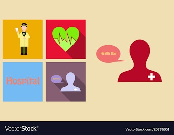 Set of medecine icons on sand background included vector image