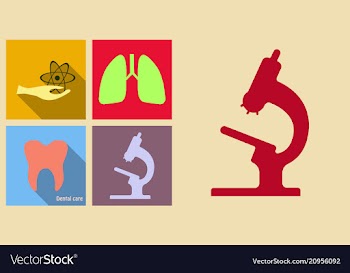 Set of medecine icons on sand background included vector image