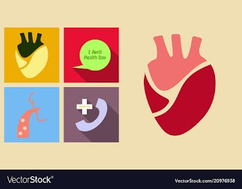 Set of medecine icons on sand background included vector image