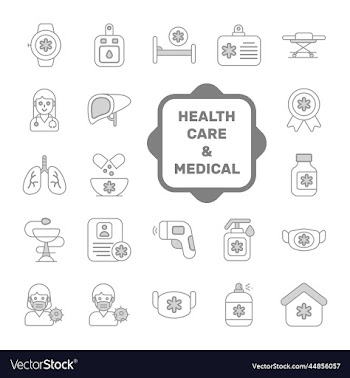 set of medical and healthcare icons premium