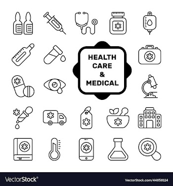 set of medical and healthcare icons premium
