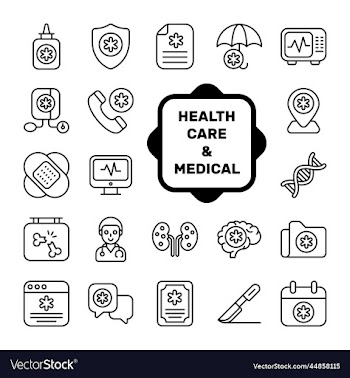 set of medical and healthcare icons premium