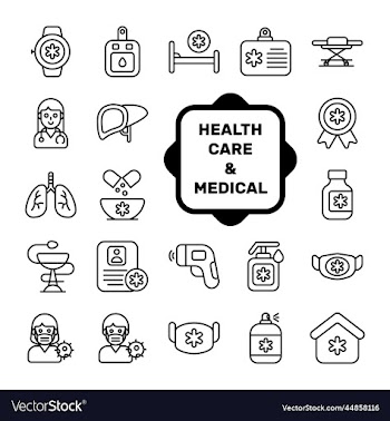 set of medical and healthcare icons premium