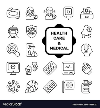 set of medical and healthcare icons premium
