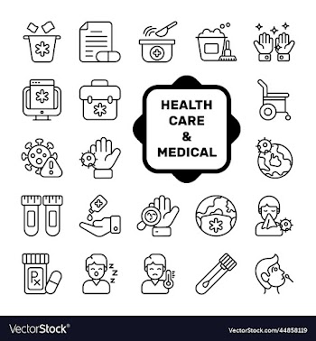 set of medical and healthcare icons premium