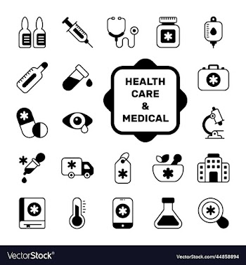 set of medical and healthcare icons premium
