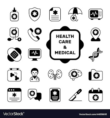 set of medical and healthcare icons premium