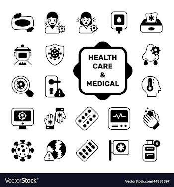 set of medical and healthcare icons premium