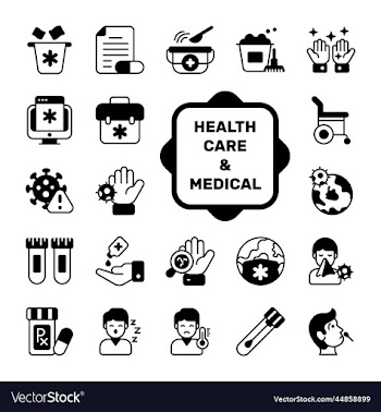 set of medical and healthcare icons premium