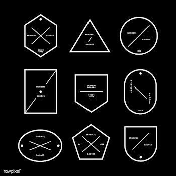 Set of minimal badges and labels | Free stock vector - 463884