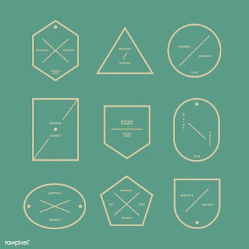 Set of minimal badges and labels | Free stock vector - 463885