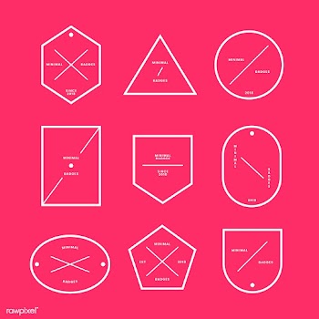 Set of minimal badges and labels | Free stock vector - 463904