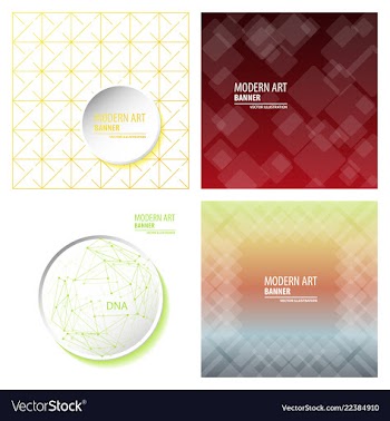Set of minimal geometric background dynamic vector image