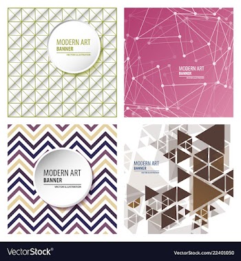 Set of minimal geometric background dynamic vector image