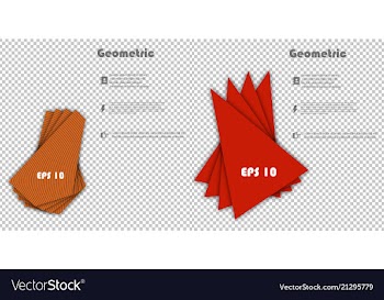 Set of minimal geometric covers design geometric vector image