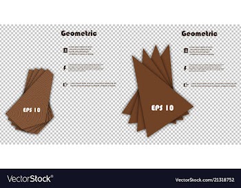 Set of minimal geometric covers design geometric vector image