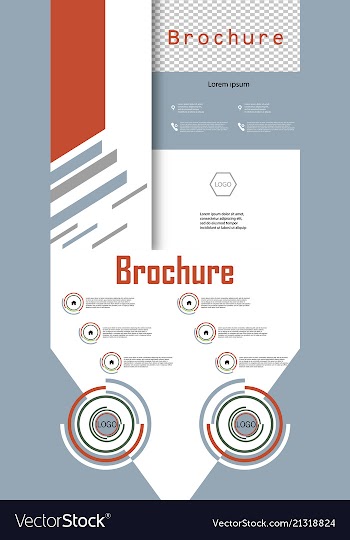 Set of minimal geometric covers design geometric vector image