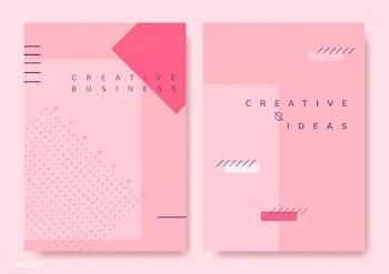 Set of minimal Memphis design start-up poster.. | Free stock vector - 538461