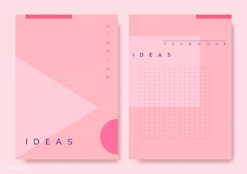 Set of minimal Memphis design start-up poster.. | Free stock vector - 538495