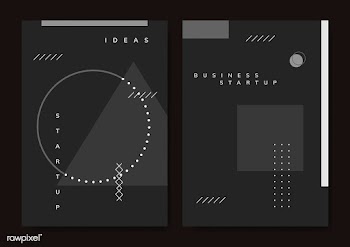 Set of minimal Memphis design start-up poster.. | Free stock vector - 538517