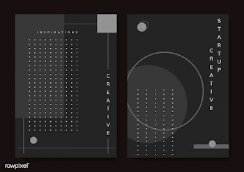 Set of minimal Memphis design start-up poster.. | Free stock vector - 538526
