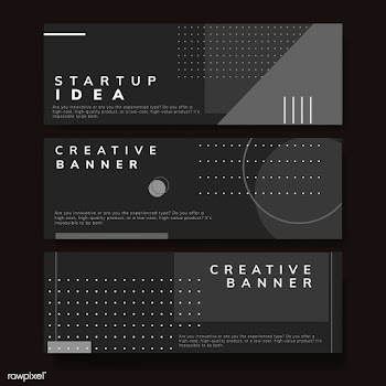 Set of minimal Memphis start-up ideas banner .. | Free stock vector - 538503