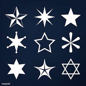 Set of mixed stars vector | Free stock vector - 489100