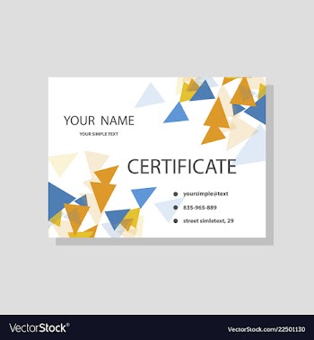 Set of modern creative and clean business card vector image