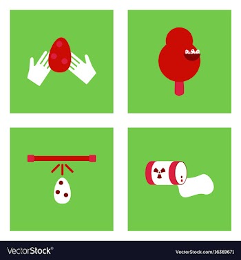 Set of modern eco system icons in flet style vector image
