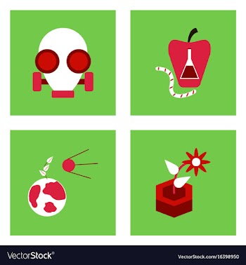 Set of modern eco system icons in flet style vector image