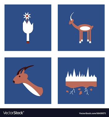Set of modern eco system icons in flet style vector image