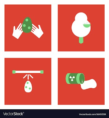 Set of modern eco system icons in flet style vector image