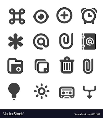  					Set of multimedia icons 1 vector image														