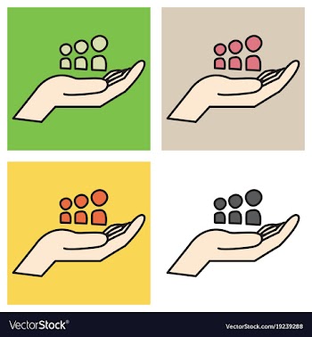 Set of myspace social network icon vector image