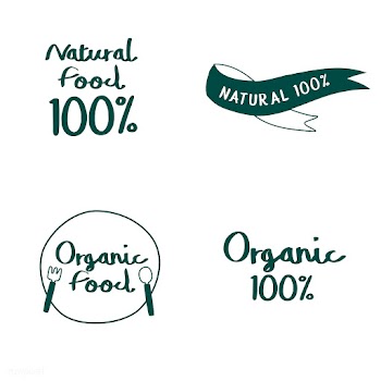 Set of natural and organic food typography ve.. | Free stock vector - 516537