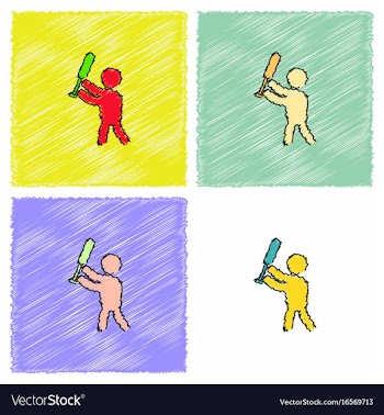 Set of olympic game design in hatching style vector image