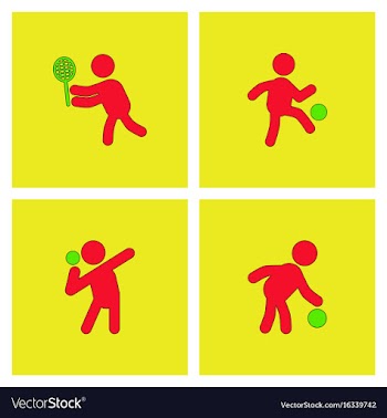Set of olympic game design vector image