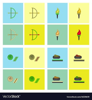 Set of olympic sport games vector image
