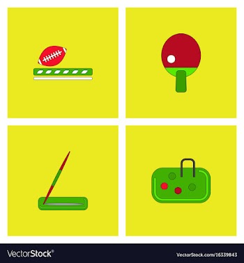 Set of olympic sport games vector image